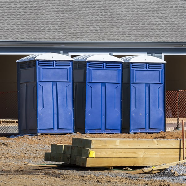 how do you ensure the portable toilets are secure and safe from vandalism during an event in Eastman